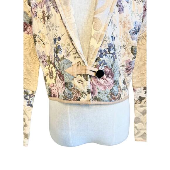 Vintage Floral Patchwork Women's Jacket - Picture 2 of 9